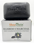 Shea Olein Activated Bamboo Charcoal Deep Cleanse Detoxifying Soap Bar