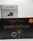 Shea Olein Activated Bamboo Charcoal Deep Cleanse Detoxifying Soap Bar